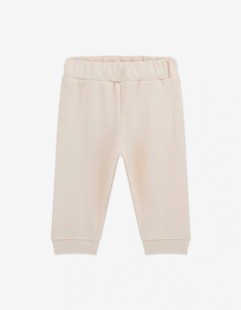 Baby Teddy Bear Tracksuit Set in Beige