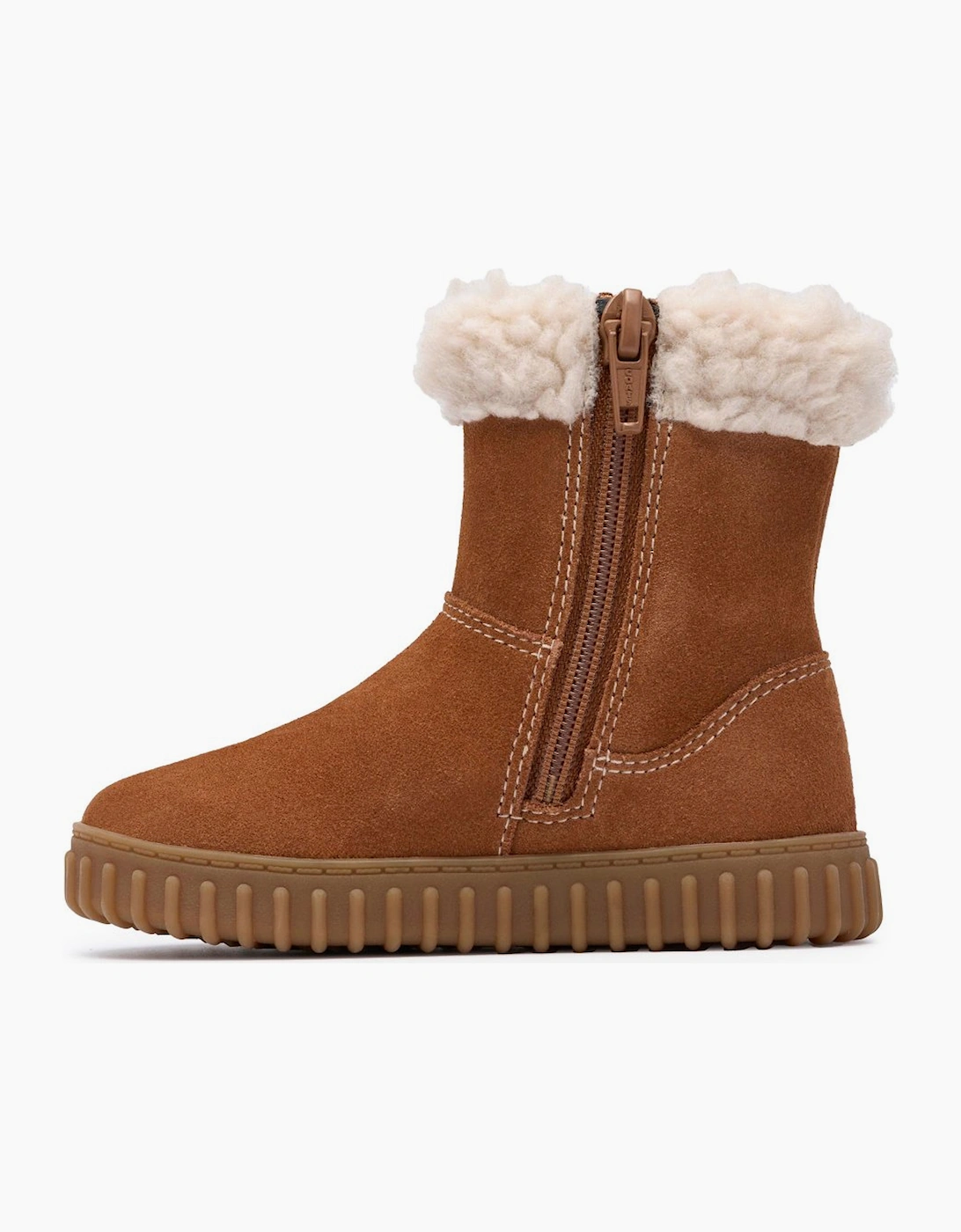 Clarks Girls Brown 'S Cove Warm T Infant Boots - : (Standard) 5.5/F Kids