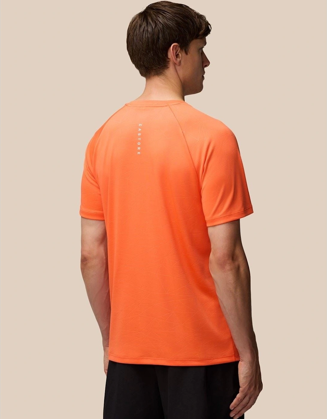 Adapt Training T-Shirt Polyester Men's Orange Activewear T-Shirts