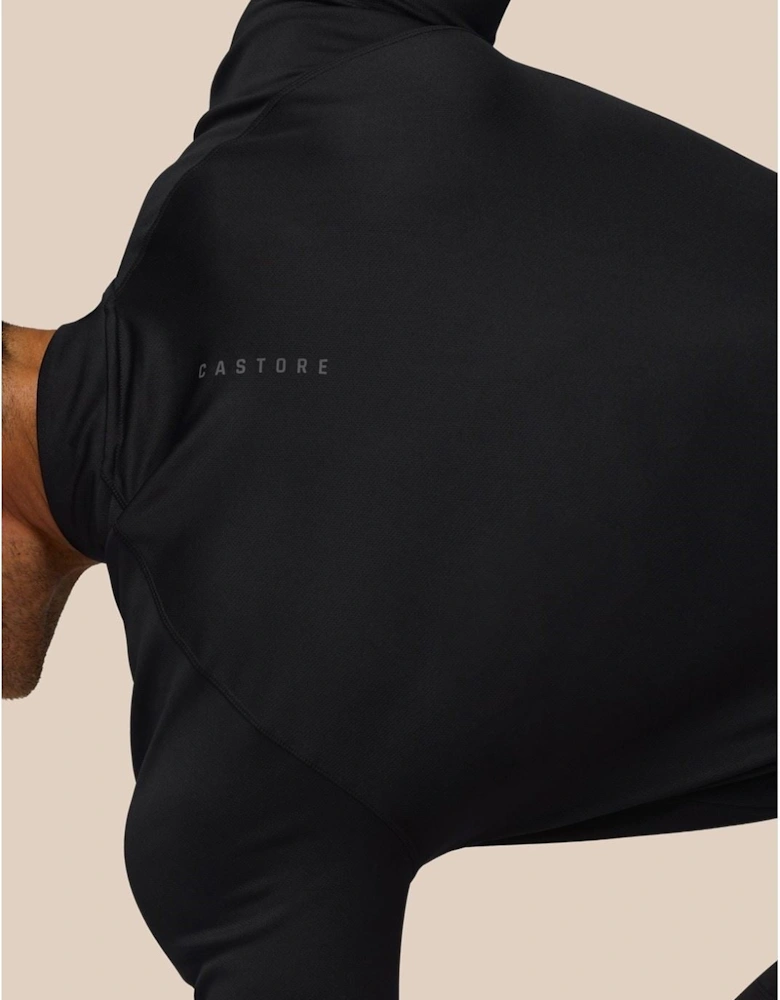 Adapt Training 1/4 Zip Top Polyester Men's Black Activewear T-Shirts