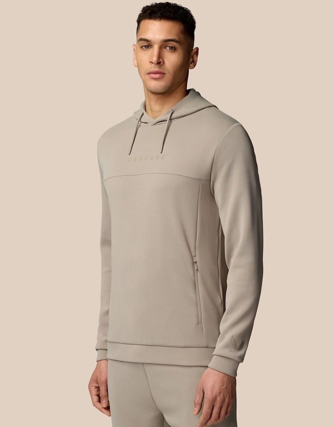 Scuba Hoody Polyester Men's Brown Hooded Sweatshirt, 8 of 7