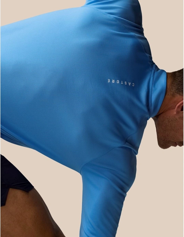 Adapt Training 1/4 Zip Top Polyester Men's Green Activewear T-Shirts