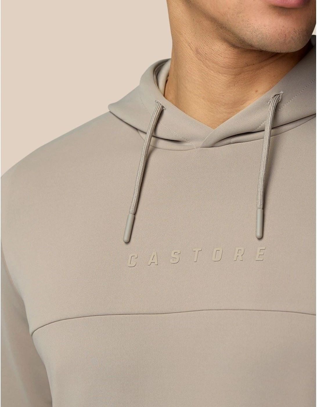 Scuba Hoody Polyester Men's Brown Hooded Sweatshirt