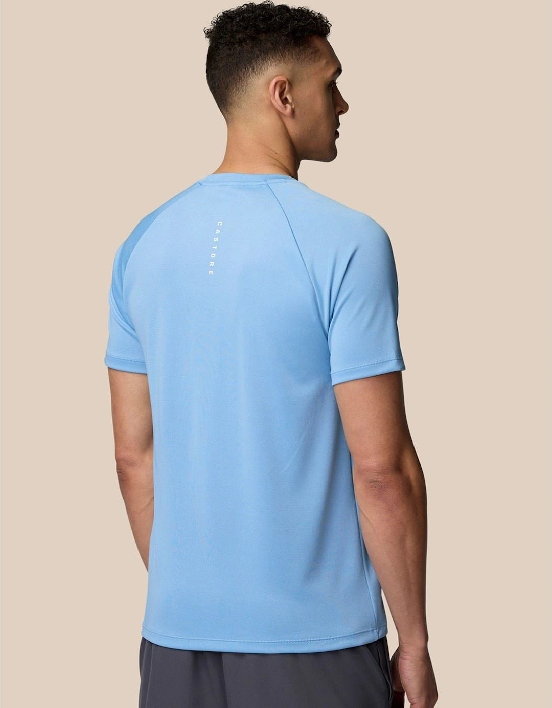 Adapt Training T-Shirt Polyester Men's Blue Activewear T-Shirts