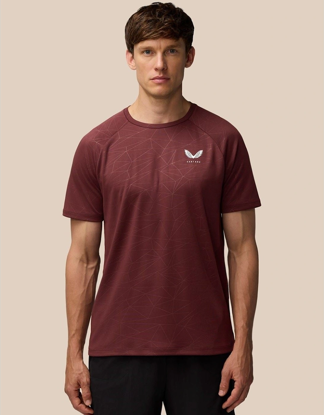 Adapt Training T-Shirt Polyester Men's Purple Activewear T-Shirts, 8 of 7