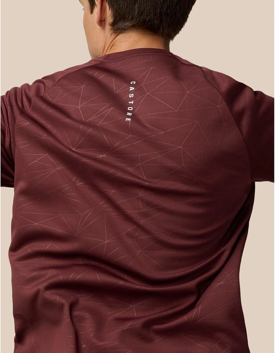 Adapt Training T-Shirt Polyester Men's Purple Activewear T-Shirts