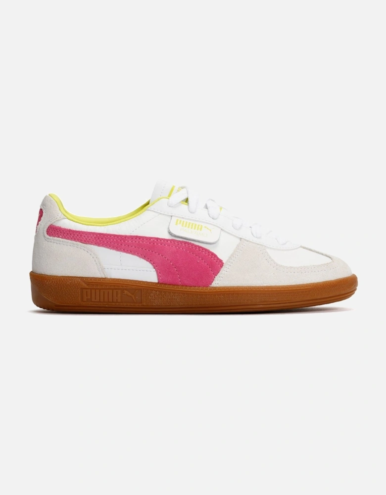 Palermo Leather Women's White/Pink Trainers