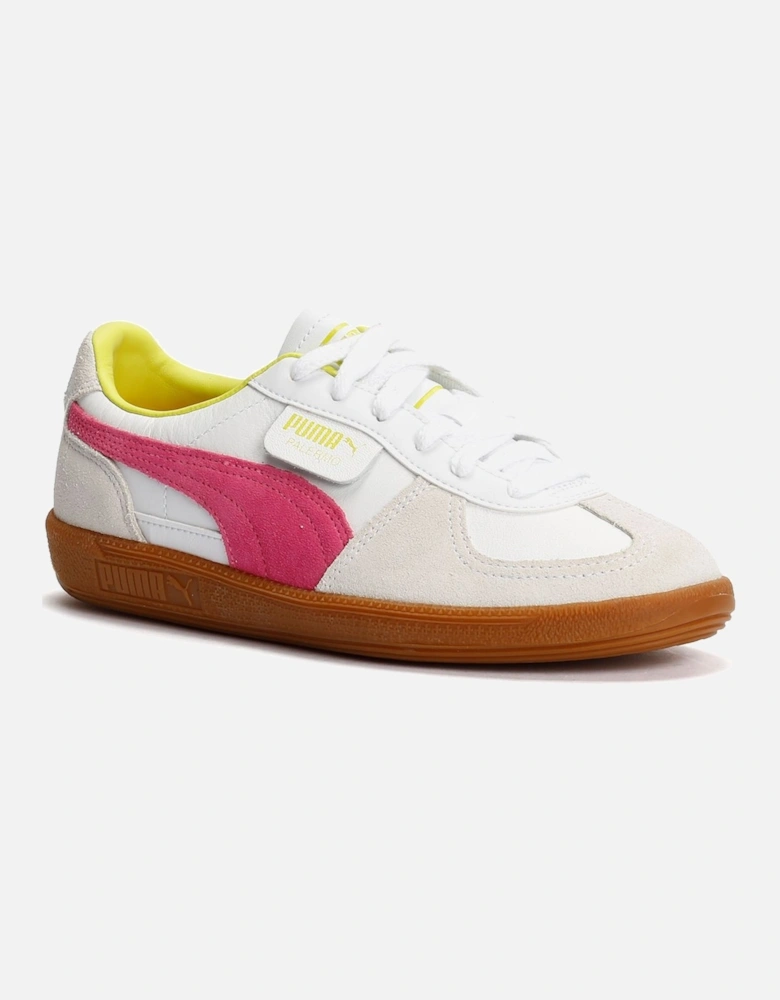 Palermo Leather Women's White/Pink Trainers