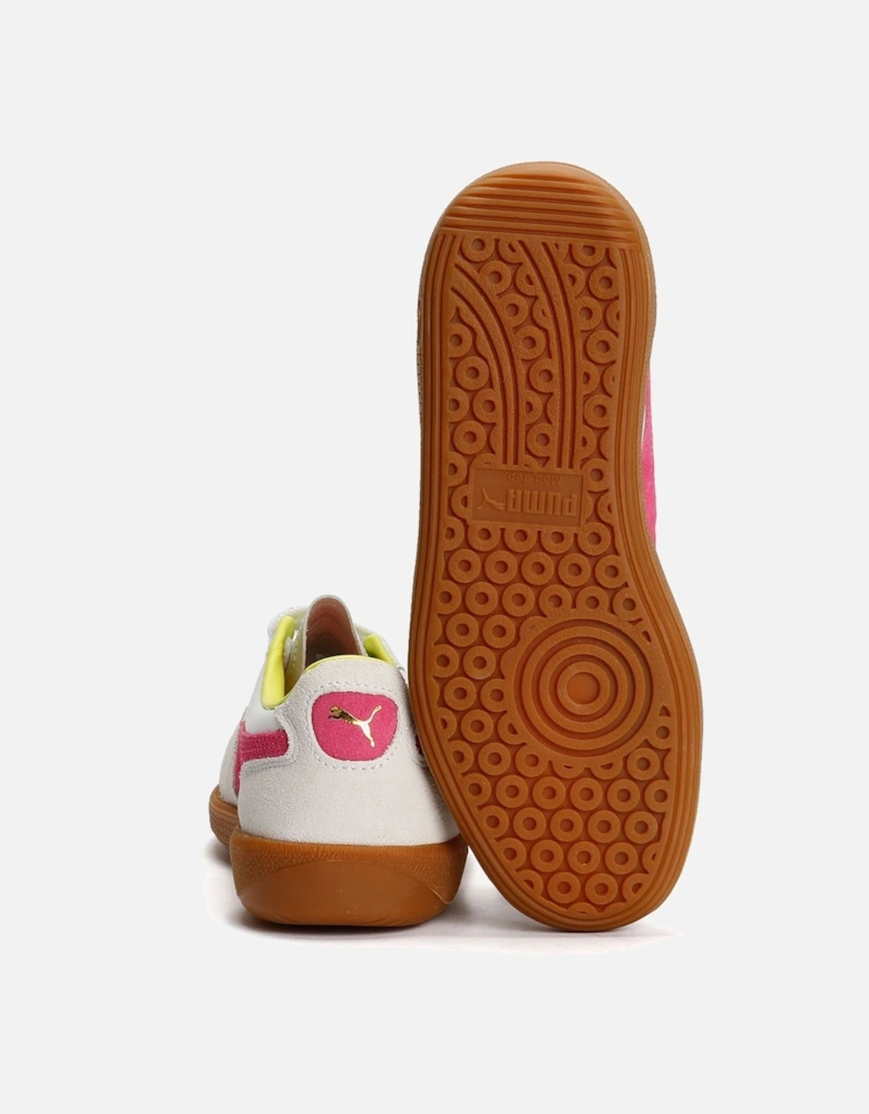 Palermo Leather Women's White/Pink Trainers