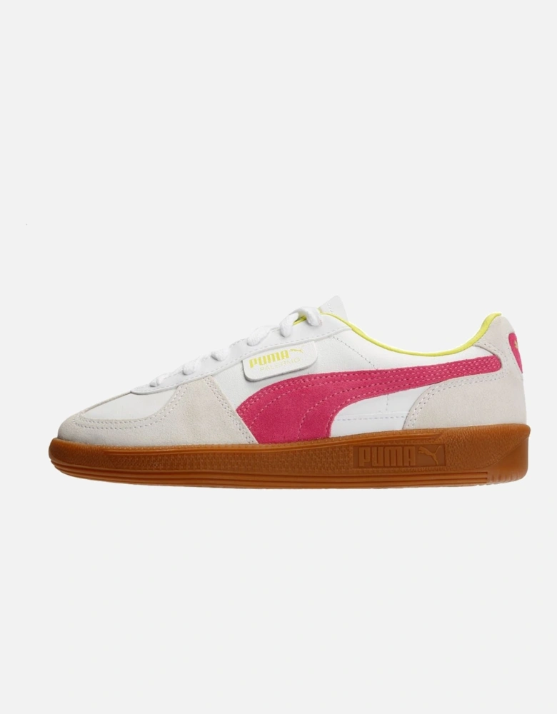 Palermo Leather Women's White/Pink Trainers