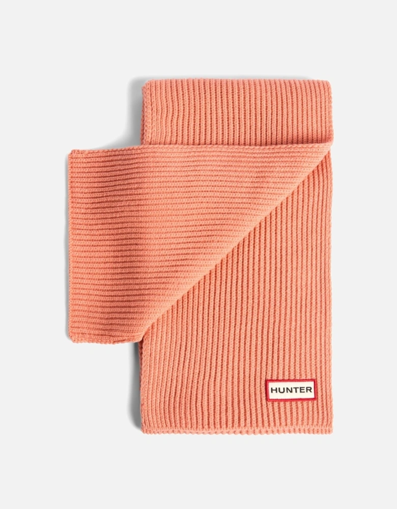 Arrinay Ribbed Pom Beanie/Scarf Box Set Unisex Adults Terracotta Hat & Scarf Set - One Size