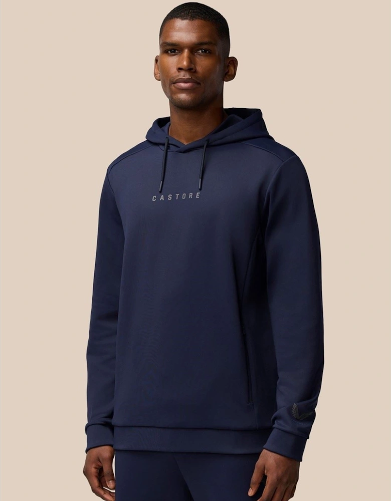 Flex Thermo Hoodie Men's Blue Hooded Sweatshirt