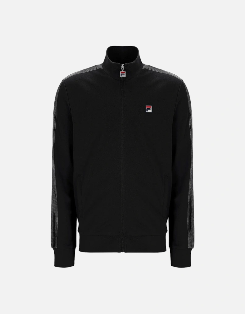 Vintage Keith Contrast Stitch Tracktop - Black