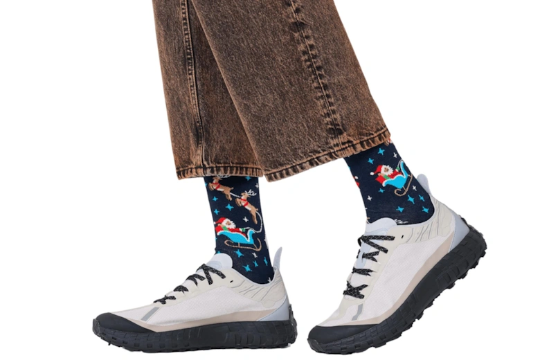 Sleigh Socks, Navy