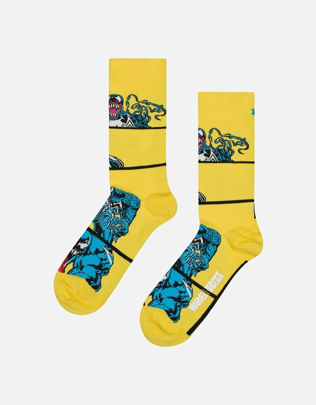 3-Pack Marvel Spiderman Socks Gift Box, Red/Yellow/Navy