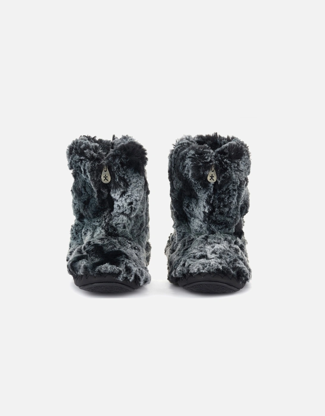 COLE Womens Faux Fur Boots Black Wolf
