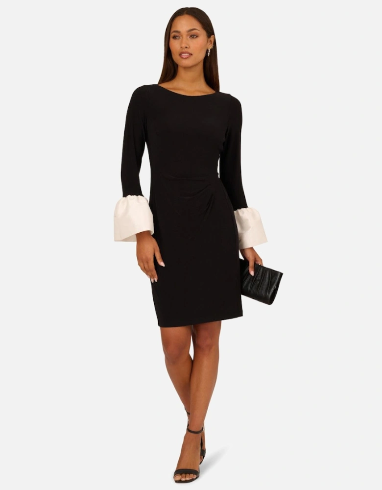 Short Dress With Cuff Detail