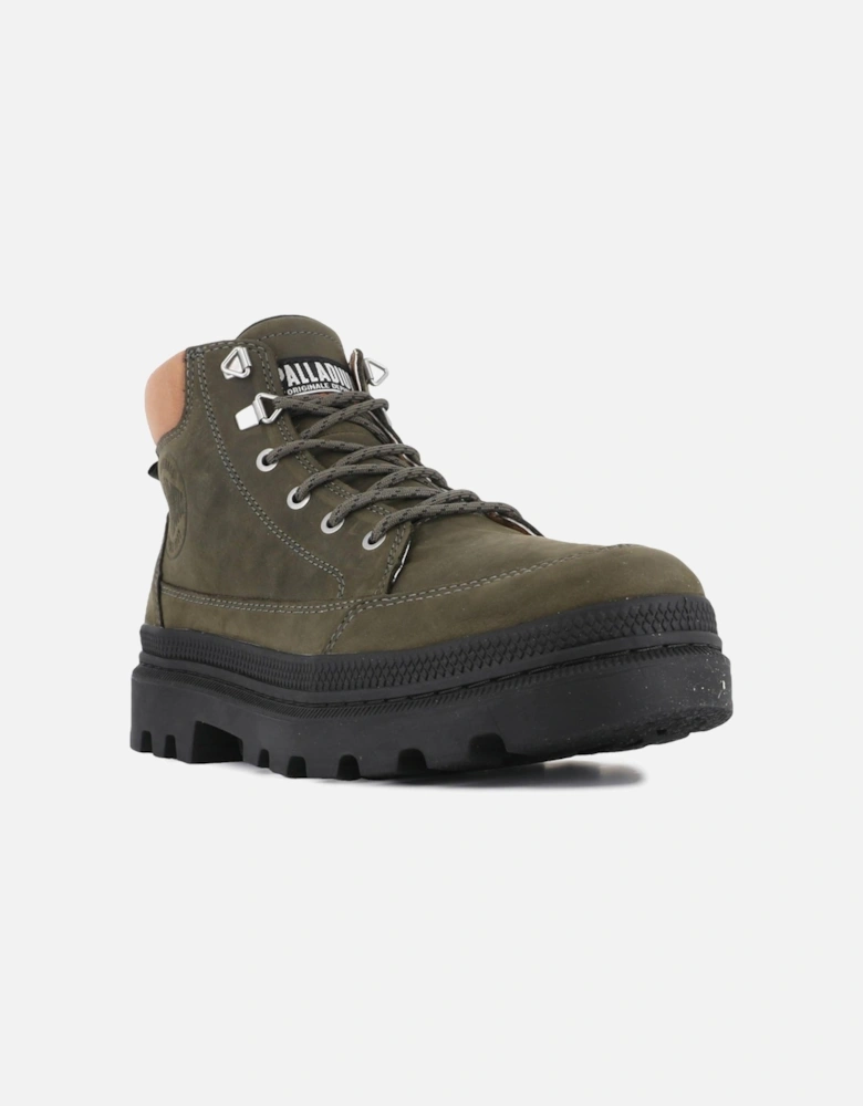 Mens Troopercuff Waterproof Leather Boots