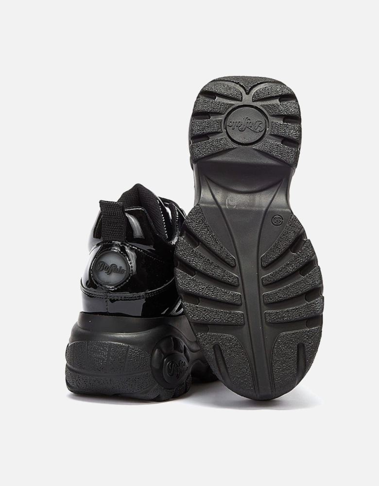 London 2.0 Patent Womens Black Trainers