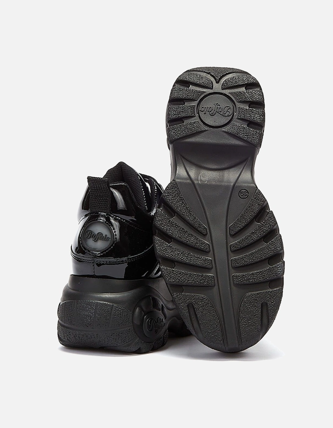 London 2.0 Patent Womens Black Trainers