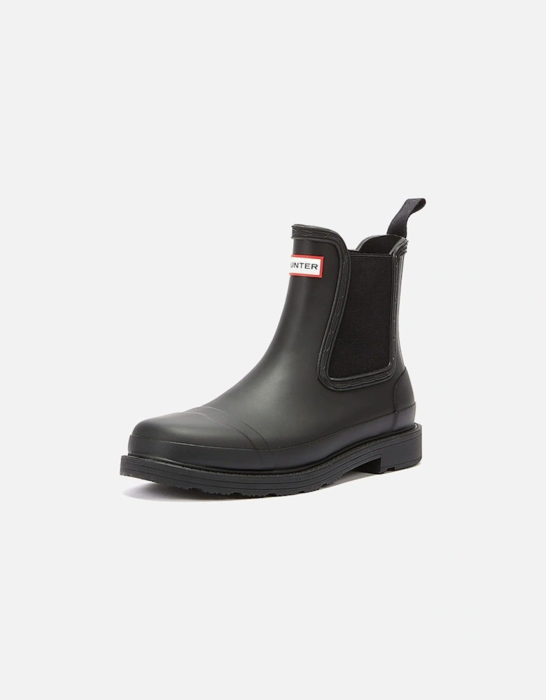 Commado Chelsea Womens Black Boots