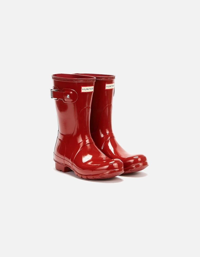 Original Gloss Short Womens Military Red Wellies