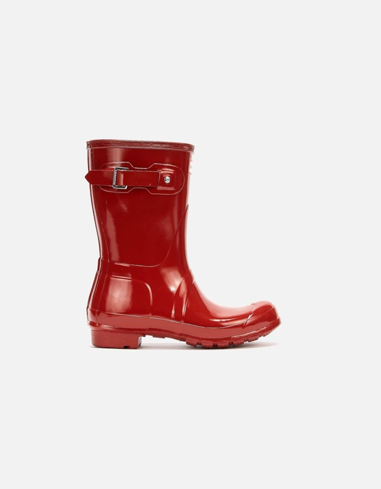 Original Gloss Short Womens Military Red Wellies