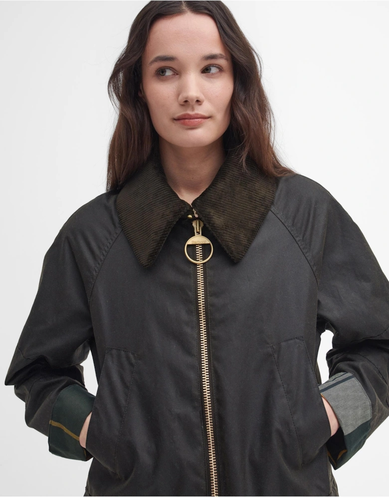 Allerston Womens Wax Jacket - Olive/Ancient