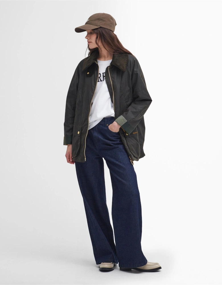 Allerston Womens Wax Jacket - Olive/Ancient