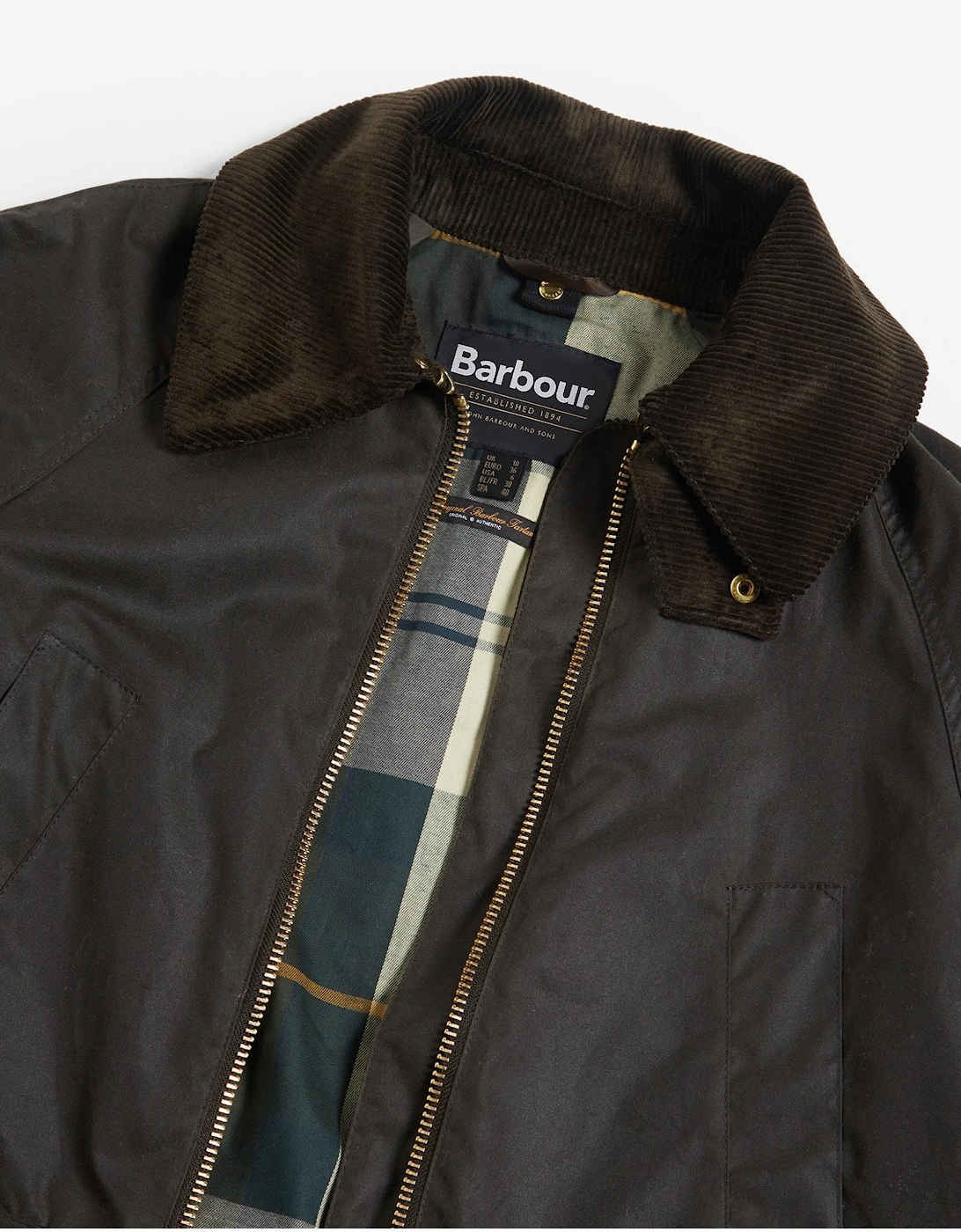 Allerston Womens Wax Jacket - Olive/Ancient