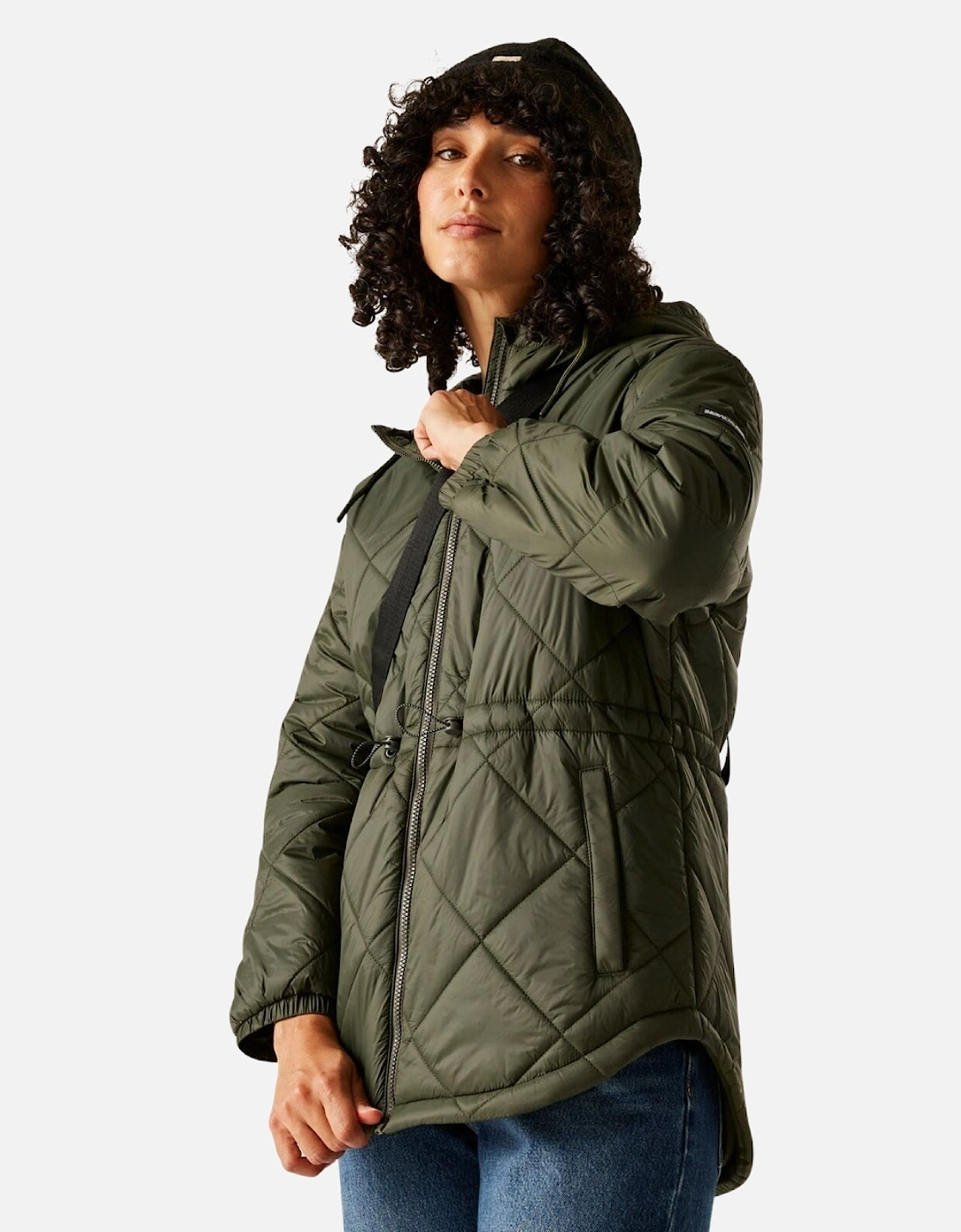 Womens Ivey Water Repellent Padded Jacket, 2 of 1