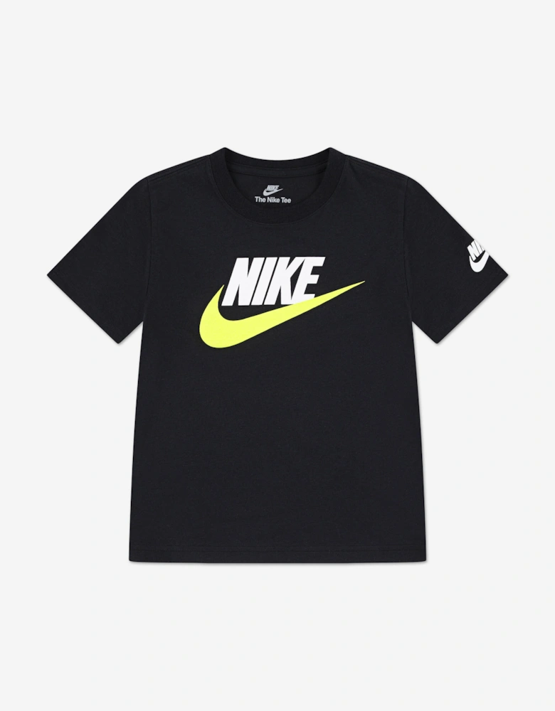 Kids Club Family Knit T-Shirt in Black