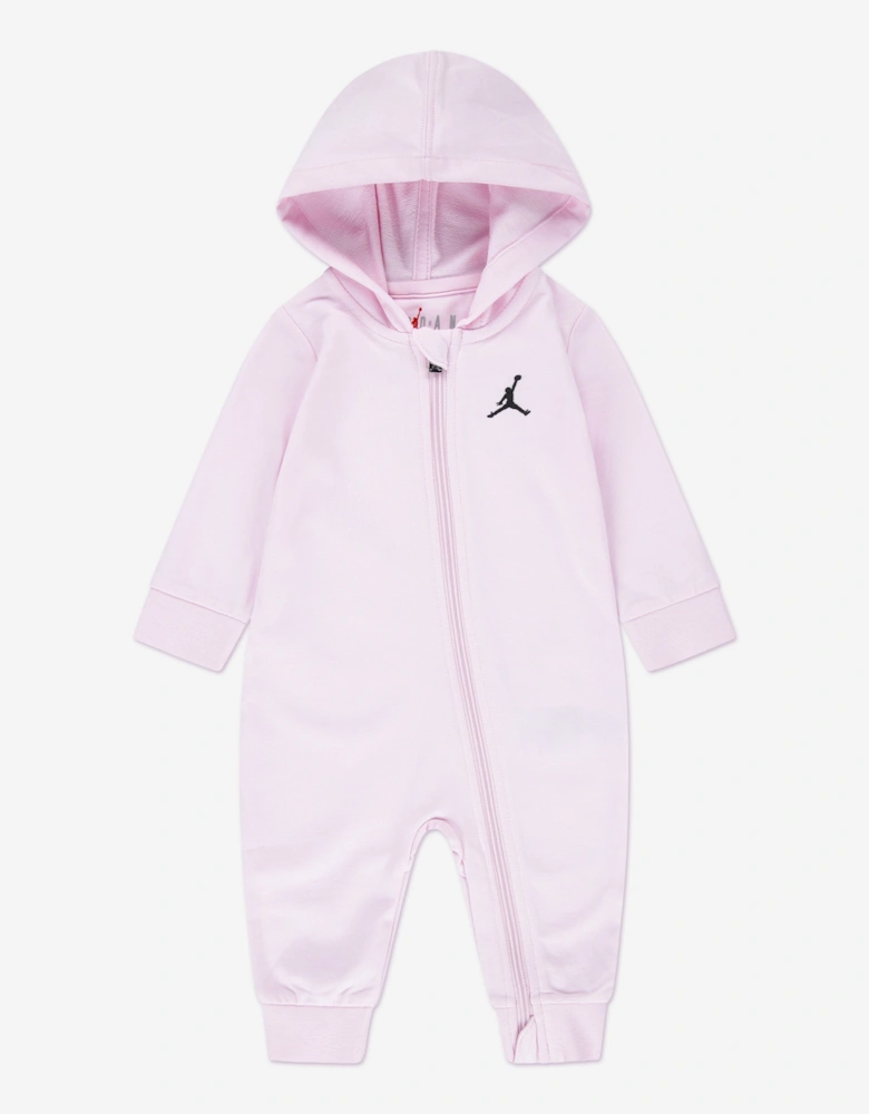 Jordan Baby Girls Jumpman Coverall in Pink