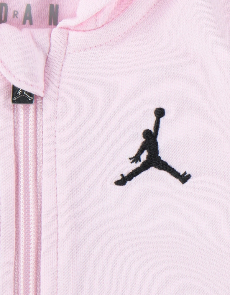 Jordan Baby Girls Jumpman Coverall in Pink