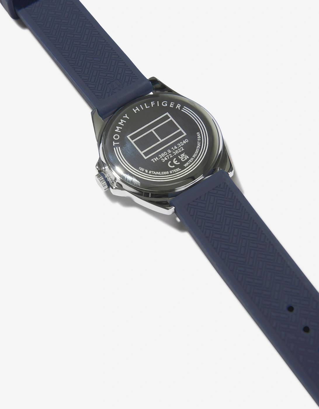 Boys Logo Strap Watch in Navy-34mm (One Size)