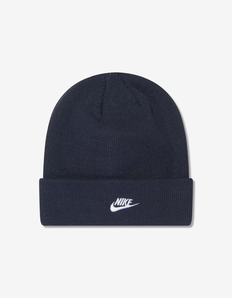 Boys Futura Beanie Hat And Gloves Set in Navy