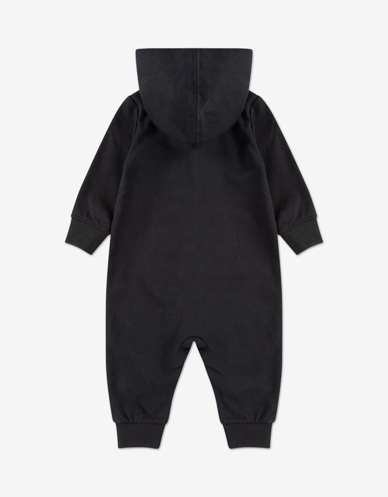 Baby French Terry Coverall in Black