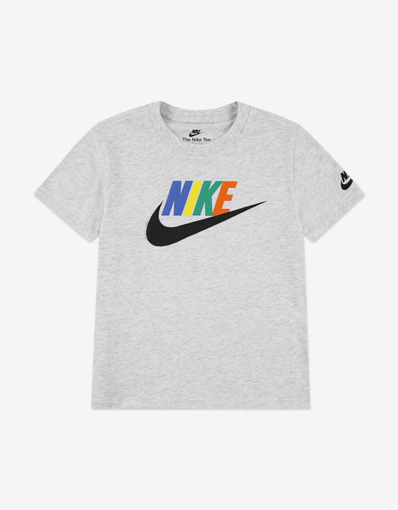 Kids Club Family Knit T-Shirt in Grey