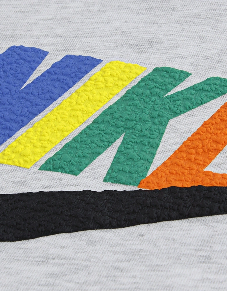 Kids Club Family Knit T-Shirt in Grey