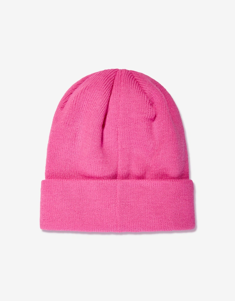 Girls Futura Beanie Hat And Gloves Set in Pink