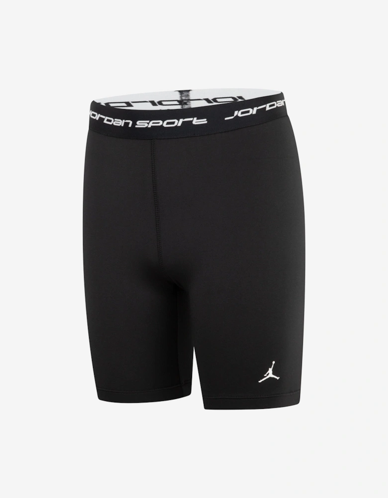 Jordan Girls Sports Bike Shorts in Black