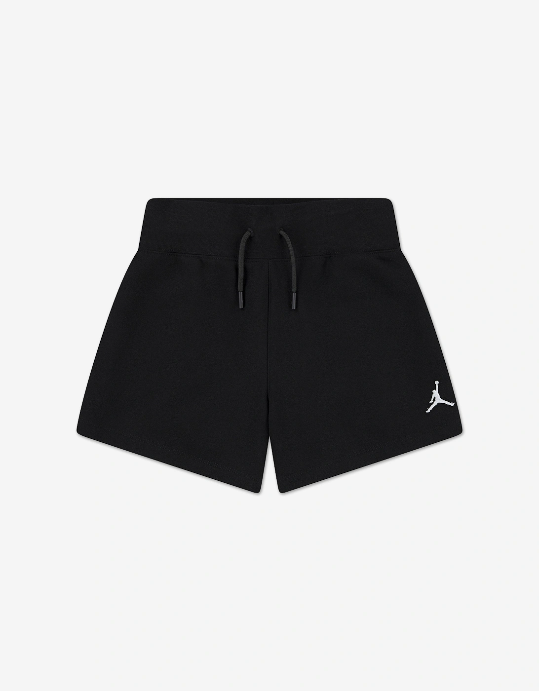 Girl's Jordan Girls Brooklyn Fleece Shorts in Black - Size: 12 - 13 yrs