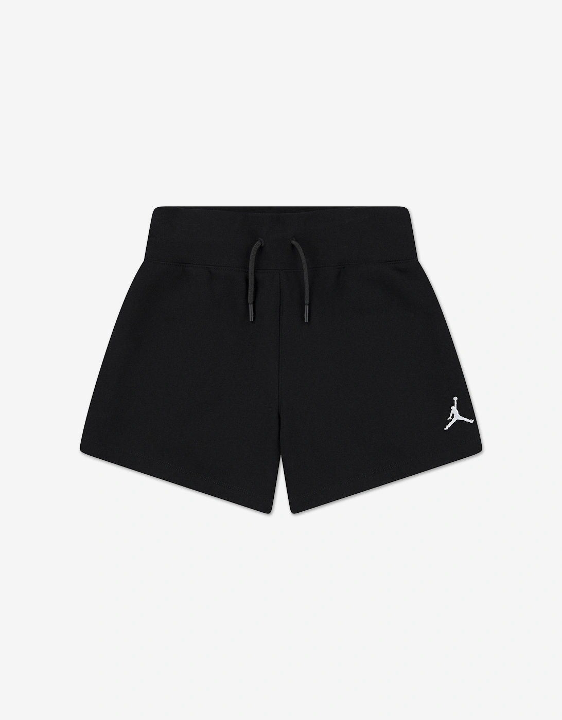 Jordan Girls Brooklyn Fleece Shorts in Black, 5 of 4
