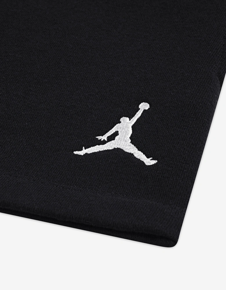 Jordan Girls Brooklyn Fleece Shorts in Black
