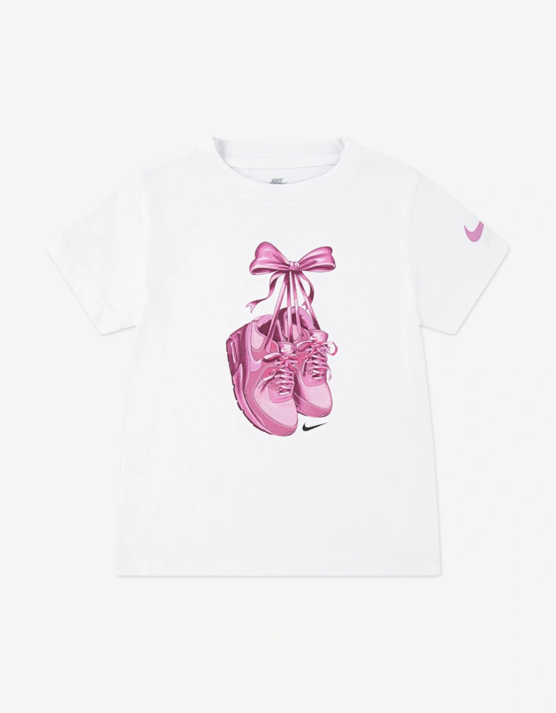 Girls Bowmax T-Shirt in White