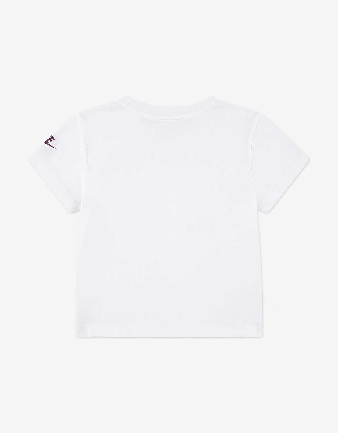 Girls New Animal Print Futura T-Shirt in White