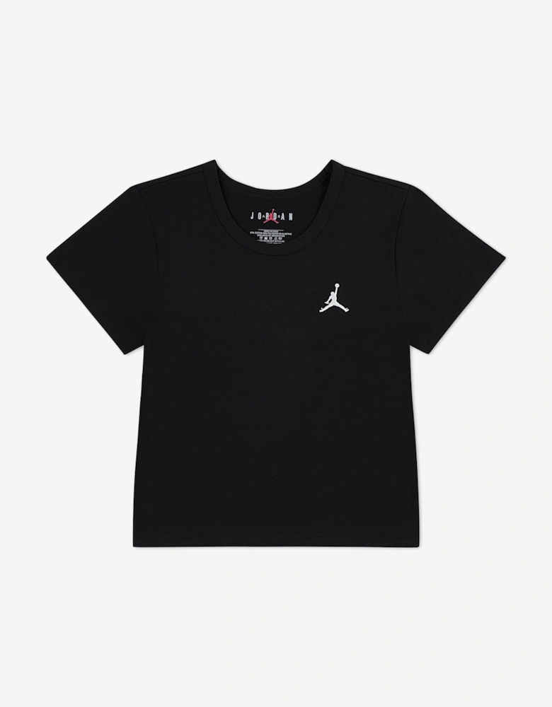 Jordan Girls Brooklyn Essential T-Shirt in Black