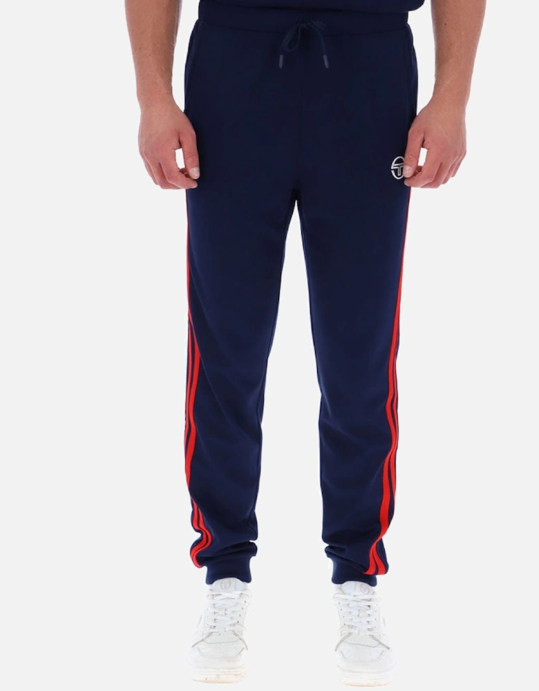 Damarindo Track Pant Joggers - Maritime Blue/Adrenaline Rush Red
