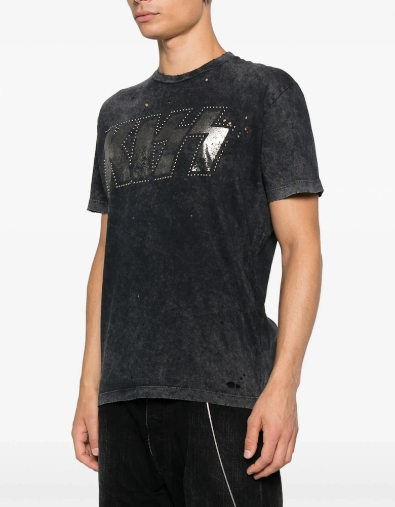 Kiss T-shirt Grey