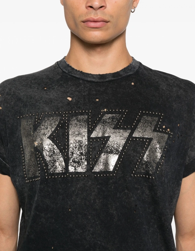 Kiss T-shirt Grey